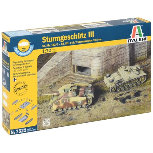 Italeri 1/72 Sturmgesch&uuml;tz III juri&scaron;ni top 2-kompletni set maketa Cijene