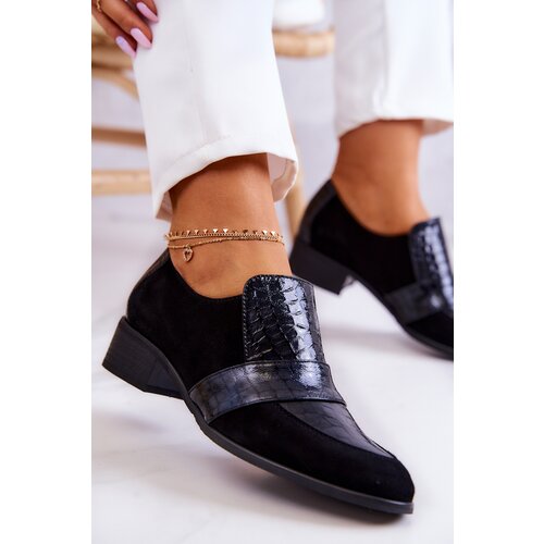 Kesi Suede Snake Boots Black Mariene Slike