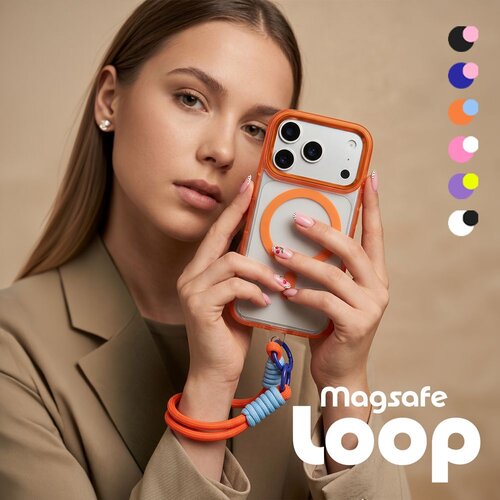  Maska za iPhone 13/14 6.1 crna Magsafe Loop Slike