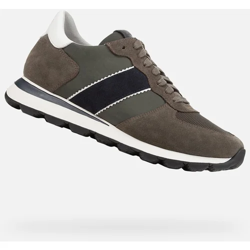 Geox Khaki men's sneakers Spherica Vseries - Men's