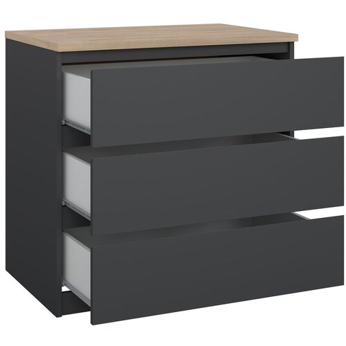 Tvilum Temno siva komoda 77x76x50 cm Naia &amp;ndash; Slike