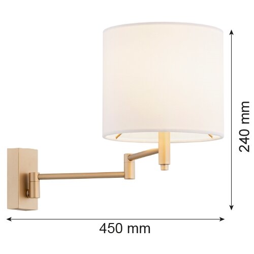  Argon 8314 - Zidna lampa DOLCE 1xE27/15W/230V Slike