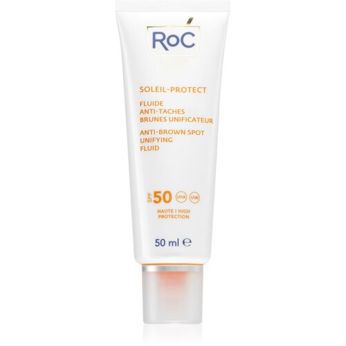 Roc Soleil Protect Anti Brown Spots Unifying Fluid lahki zaščitni fluid proti temnim madežem SPF 50 50 ml Cene