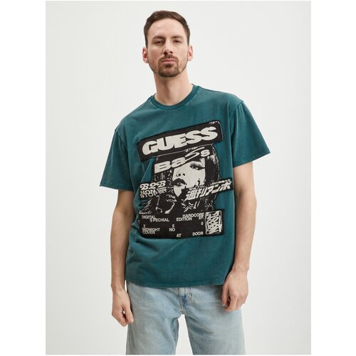 Guess Electric Oil Men's T-Shirt Music - Men Slike