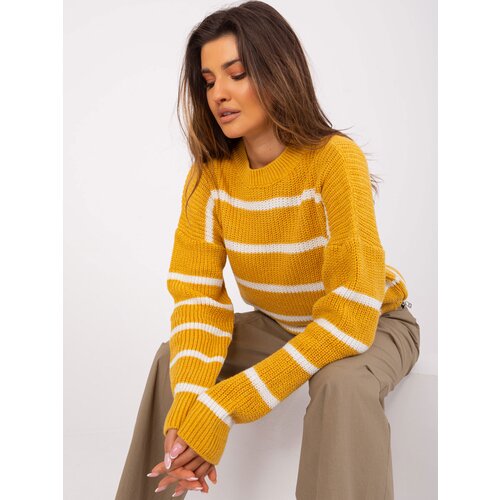 BADU Sweater-BA-SW-8025.38P-dark yellow Cene