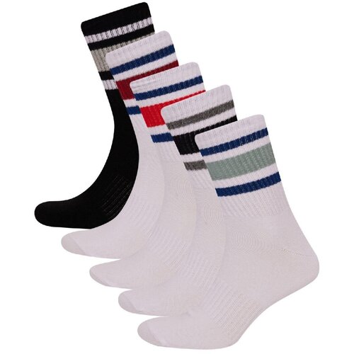 Defacto Men's Comfortable Elastic 5-Pack Cotton Ankle Socks Slike