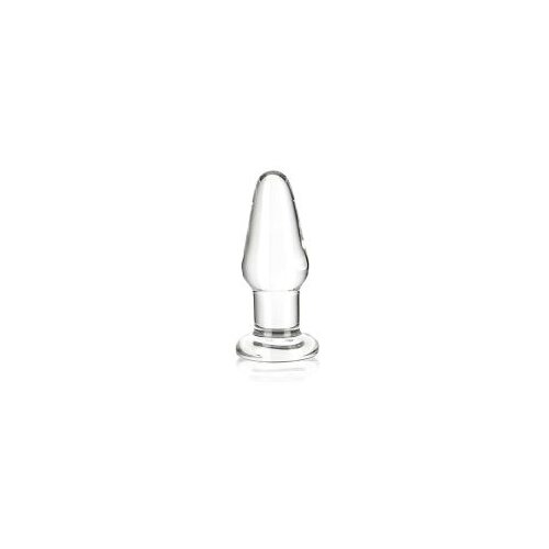 Gl&amp;auml;s - klasični stakleni analni dildo (proziran) Slike