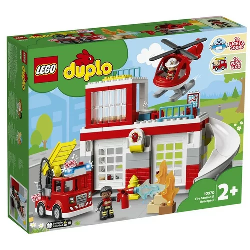 Lego Duplo gasilska postaja in helikopter 10970