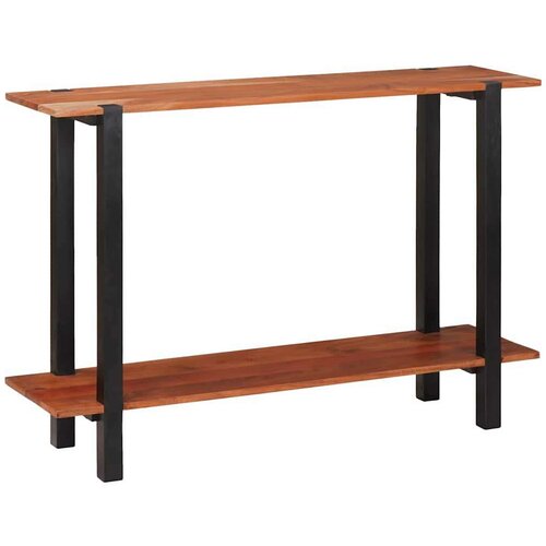 VidaXL Konzolni stol Smeđa 110 x 30 x 75 cm Masivno bagremovo drvo Slike