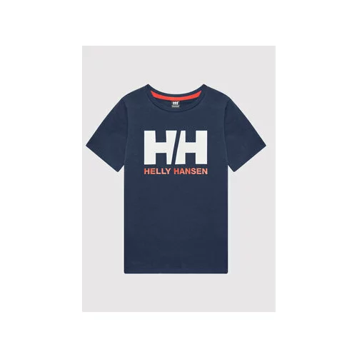 Helly Hansen Majica HH Logo 41709 Mornarsko modra Regular Fit
