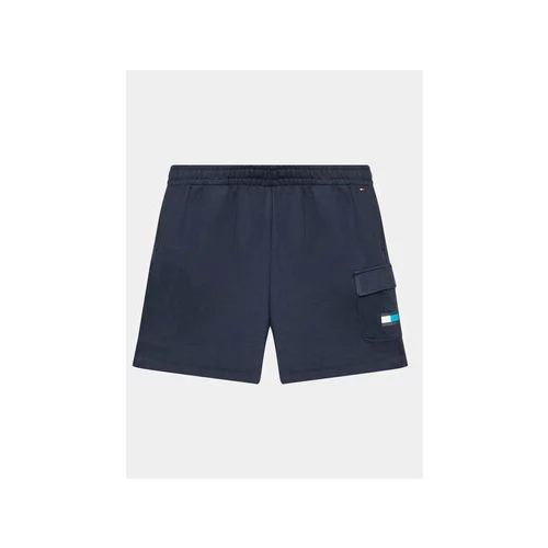 Tommy Hilfiger Športne kratke hlače KB0KB08096 D Mornarsko modra Regular Fit
