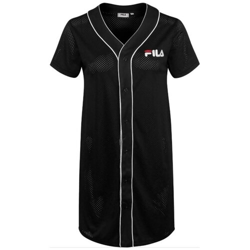 Fila Obleke ROBIN BUTTON BASEBALL DRESS Črna Slike