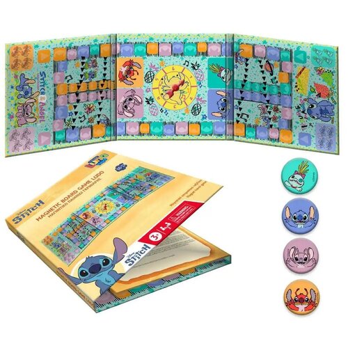 Luna magnetična sklopiva društvena igra čovječe, ne ljuti se s disney stitch likovima Cene