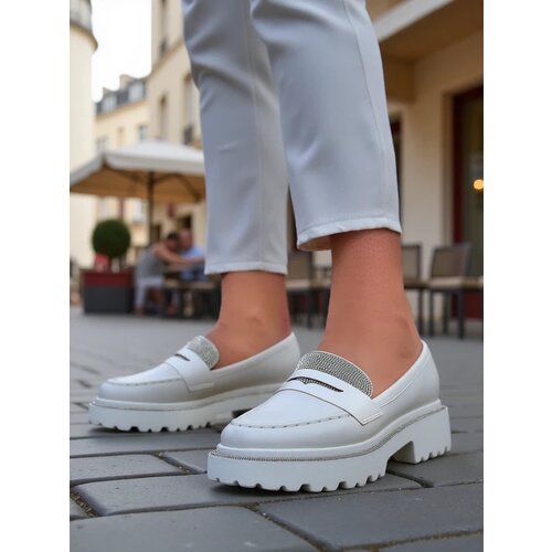 Resti Women's moccasins with rhinestones Vinness Cene