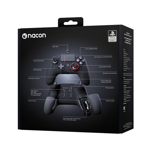 Nacon PS4 REVOLUTION PRO KONTROLER V3, ČRN Cene