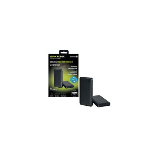 Powerbank STORM K8-7 20000mAh 20W PD USB-C CRNI Slike