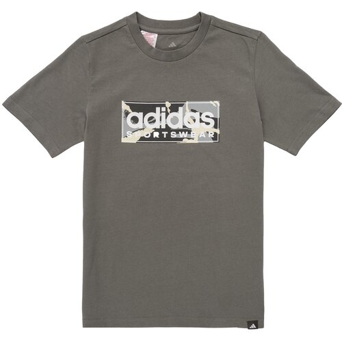 Adidas Camo Linear Graphic T-Shirt Kids Siva Slike