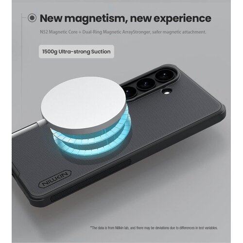 Nillkin Super Frosted PRO magnetska stražnja maska za Samsung Galaxy S26 crna Slike