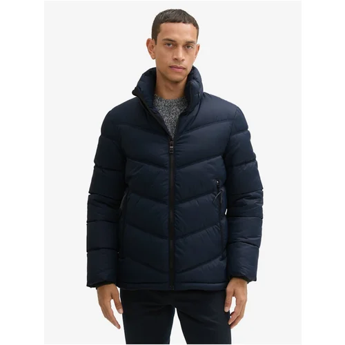 Tom Tailor Dark blue men's quilted jacket - Men