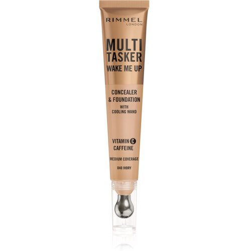 Rimmel London Multi-Tasker Wake Me Up puder in korektor za osvetlitev kože odtenek 40 Ivory 20 ml Slike