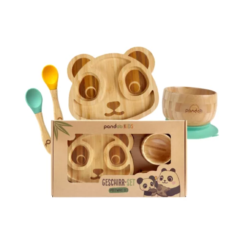 Pandoo Bamboo Tableware Set komplet pribora za jelo (za djecu)