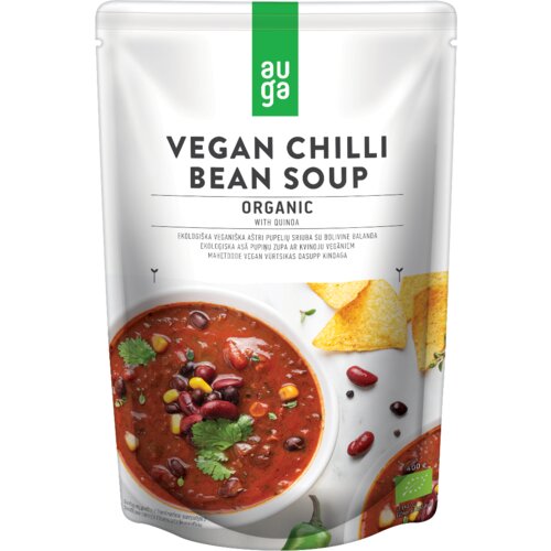 Auga Organic Vegan chilli bean soup 10 x 400 g Slike