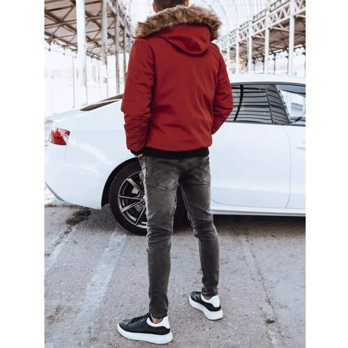 DStreet Men&amp;#039;s winter claret jacket TX4309 Slike
