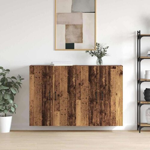  Ormarčići montirani na zid 2 pcs Staro drvo 69.5 x 34 x 90 cm Cijene