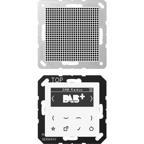 Jung Smart Dab+ DigitalRadio Dab A1 WW, (20584199) Cene
