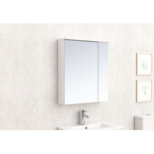 Inter Ceramic Kupatilski ormarić sa ogledalom zidni monca 60x17x70 pvc bela Cene