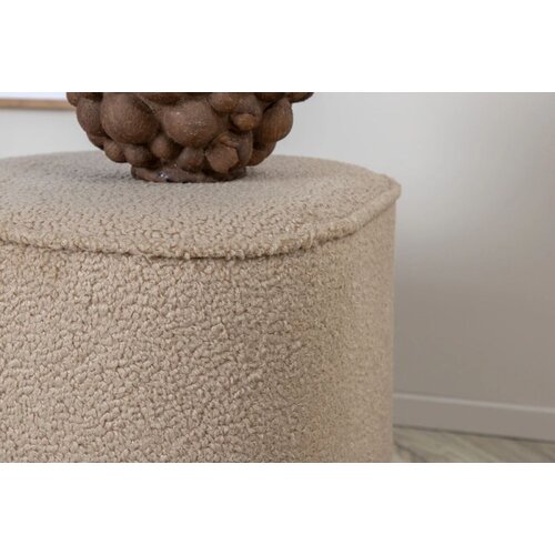 Venture Home okrugli puf Piff (art. 15572-403) ⌀44 cm, bež Slike