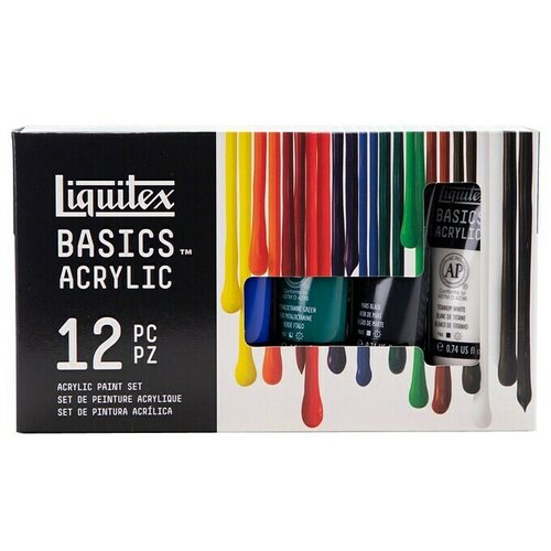 LIQUITEX Set akrilnih barv Liquitex Basics (12 x 22 ml) Slike