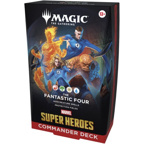 MAGIC TCG Magic: The Gathering: Marvel Super Heroes &amp;ndash; Commander Deck Display (4 Decks) Slike