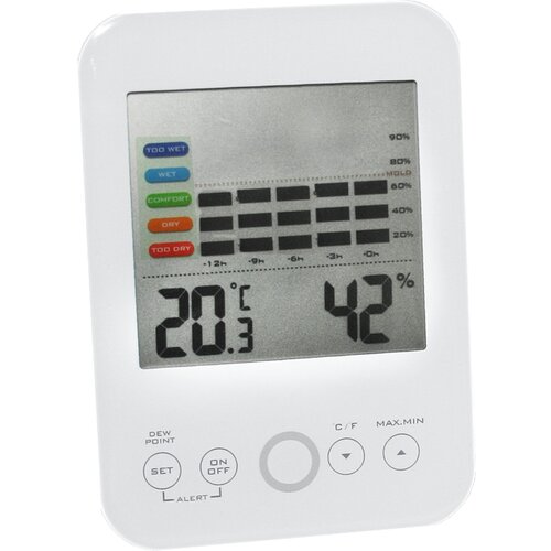 TERDENS Elektronski termohigrometer ext. Z alarmom, (21401236) Cene