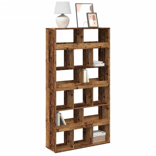 VidaXL Knjižna omara starinski les 100x33x187,5 cm inženirski les Slike