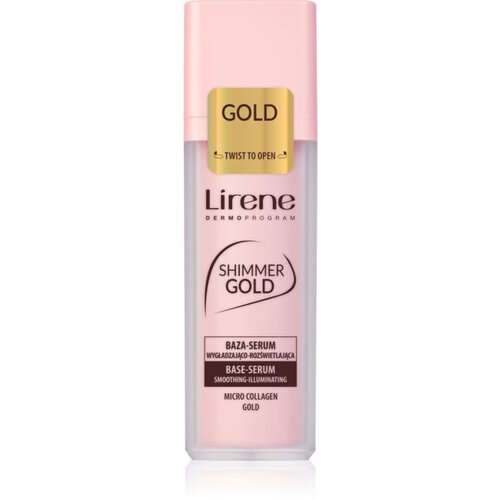 Lirene Base Serum Shimmer Gold posvetlitvena podlaga 30 ml Slike