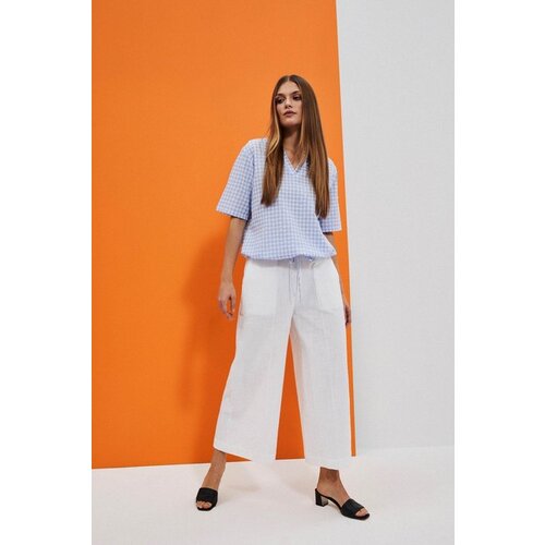 Moodo LADIES TROUSERS L-SP-4018 WHITE Cene