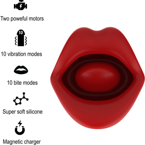 Mia. - SICILIA DOUBLE PLEASURE VIBRATING + BITING Slike