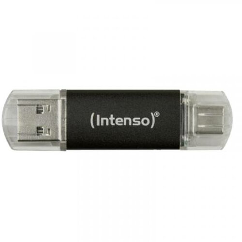 Intenso USB flash drive 128GB, USB 3.2, USB-C, USB-A, twist line - USB3.2-128GB Slike