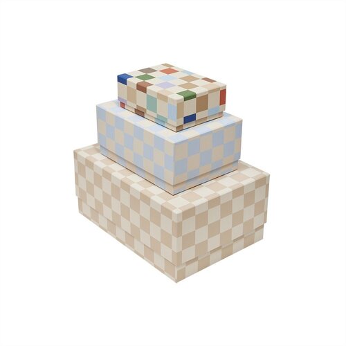 OYOY Mini Kartonaste otro&scaron;ke &scaron;katle za shranjevanje v kompletu 3 ks 31x22x14 cm Mana &ndash; Cene