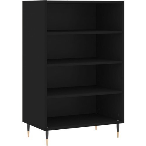 Maison Chic Visoka omara - Komoda - Predalnik črna 57x35x90 cm inženirski les, (21719838) Slike