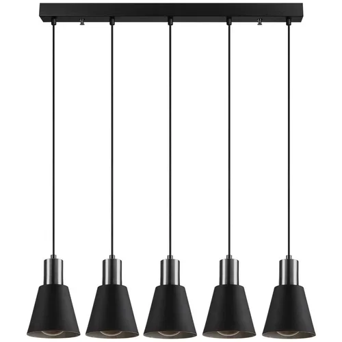 Opviq lights crna viseća svjetiljka za 5 žarulja Kem