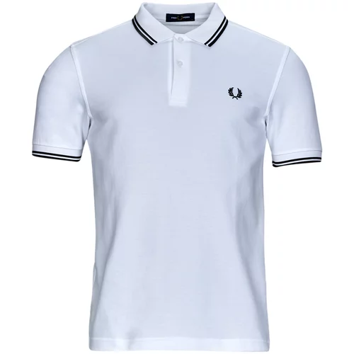 Fred Perry TWIN TIPPED SHIRT Bijela