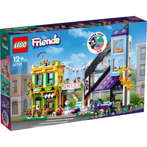 Lego Friends 41732 Cvjećarnice i dizajnerske trgovine u centru