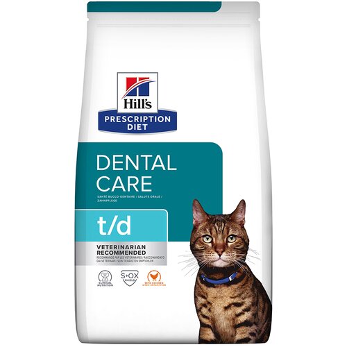 Hill’s Prescription Diet t/d Dental Care s pi&scaron;čancem - Varčno pakiranje: 2 x 3 kg Cijene