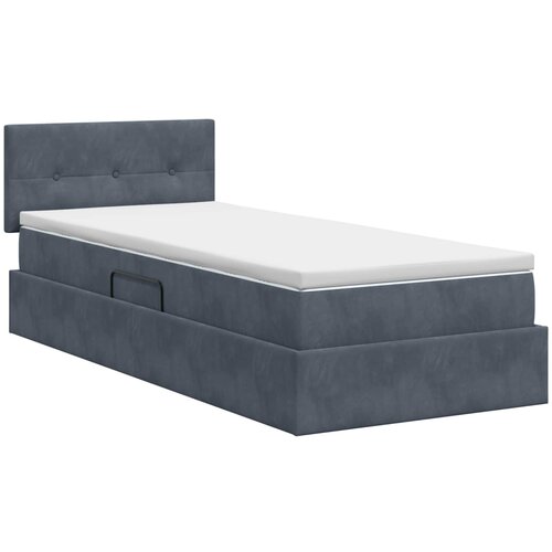 s od storage s uzglavljem Tamnosiva 90 x 200 cm Bar&amp;scaron;un Slike