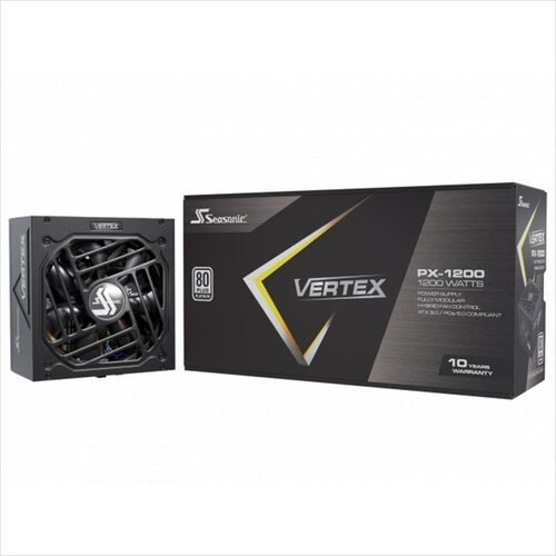 Seasonic Napaјanje 1200V VERTEKS PKS-1200 sa PCIE 5.0 80+ PLATINUM, Modularno, VERTEKS-PKS-1200V, crno Cene