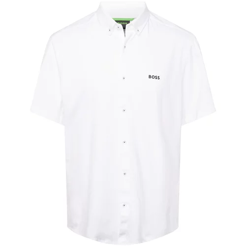 BOSS Green Košulja 'Motion' crna / prljavo bijela