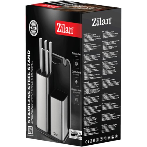 Zilan Noži, set s stojalom, 7/1 - ZLN1627 Slike