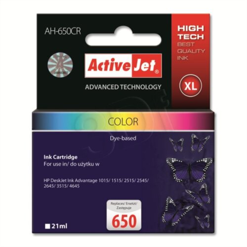 Activejet barvno črnilo HP CZ102AE 650 Slike
